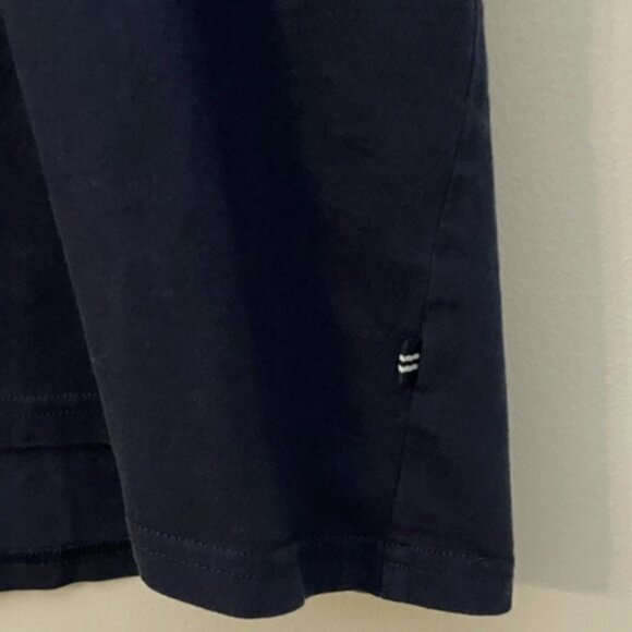 NAUTICA Mens Large T Shirt Navy Blue Cotton 2 Sided Nautical Graphics - Picture 6 of 6